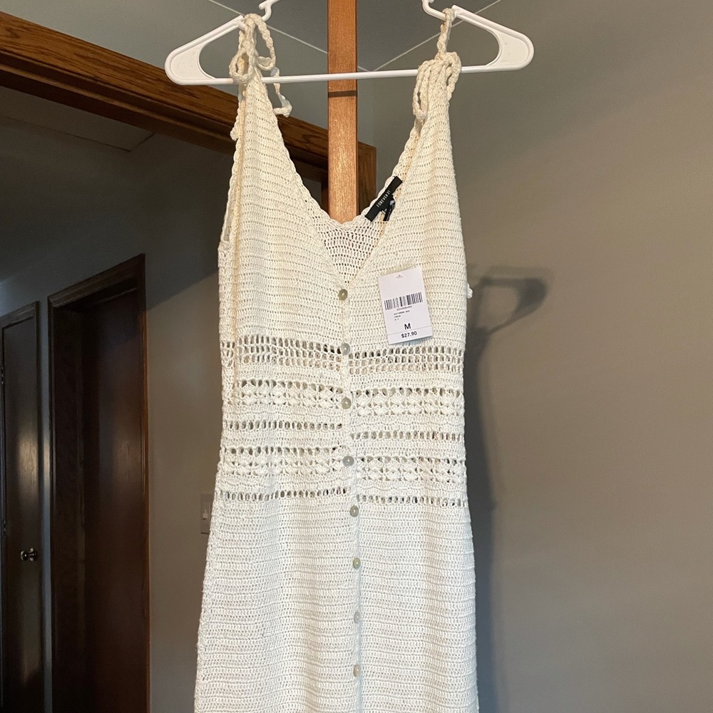 White Knit Dress
